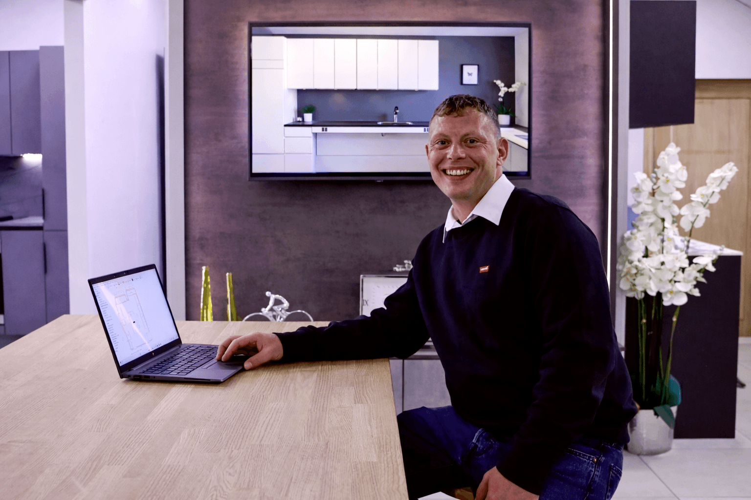 Adam designing Accessibile Kitchen.png